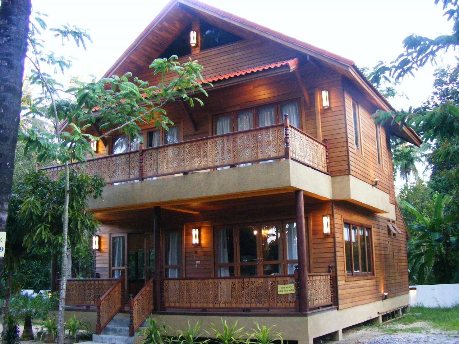 Baan Banyan Villa, Wood House Short Walk To Mae Nam Beach Extérieur photo